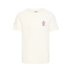 Embroidered T-shirt Blend Sun Island image-0