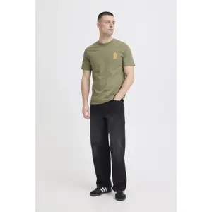 Embroidered T-shirt Blend Sun Island image-1