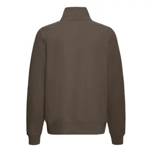 Zip-Up Piqué Sweatshirt Blend BHKAYLEB image-1