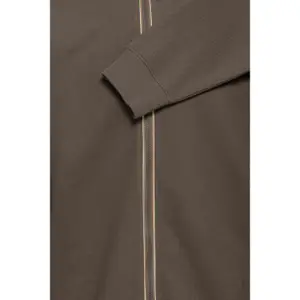 Zip-Up Piqué Sweatshirt Blend BHKAYLEB image-2
