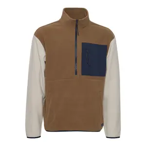 Sweatshirt med 1/2 dragkedja Blend image-0