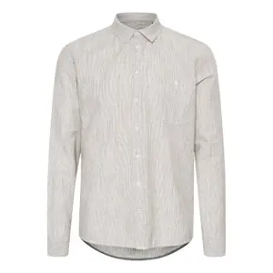 Chemise manches longues à rayures Blend image-0