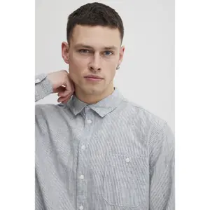 Camisa de manga comprida às riscas Blend image-5