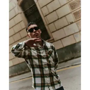 Langärmeliges kariertes Hemd mit Tasche Blend image-2