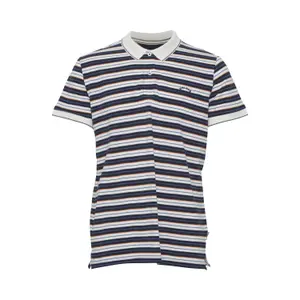 Stribet poloshirt Blend image-0