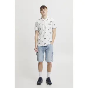 Shorts i skruvad denim Blend image-1