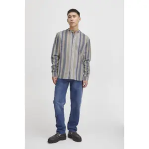 Langarmshirt mit Streifen Blend image-1