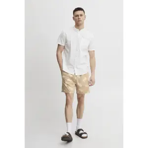 Calções de tecido Blend image-1