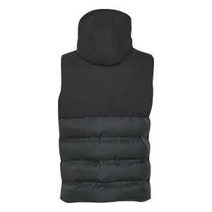 Sleeveless Puffer Jacket Blend image-1