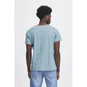 Split neck T-shirt Blend Aston Regular fit image-4