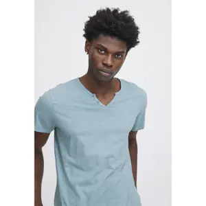 Split neck T-shirt Blend Aston Regular fit image-6