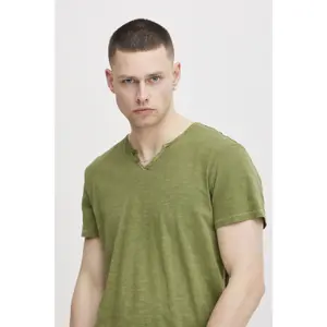 Split neck T-shirt Blend Aston Regular fit image-6
