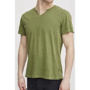 Split neck T-shirt Blend Aston Regular fit image-3
