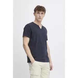 Split neck T-shirt Blend Aston Regular fit image-2