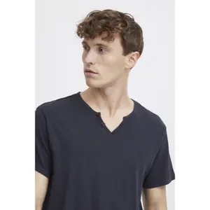 Split neck T-shirt Blend Aston Regular fit image-6