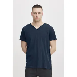 Split neck T-shirt Blend Aston Regular fit image-1