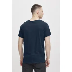 Split neck T-shirt Blend Aston Regular fit image-5