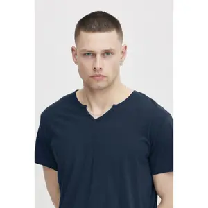 Split neck T-shirt Blend Aston Regular fit image-6