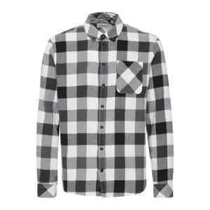 Camisa xadrez com bolso de mangas compridas Blend Regular fit image-0
