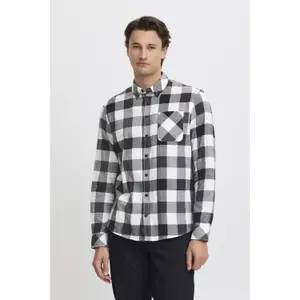 Camisa xadrez com bolso de mangas compridas Blend Regular fit image-1
