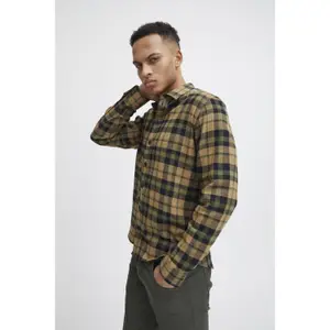 Camisa xadrez de manga comprida Blend Regular Fit image-3
