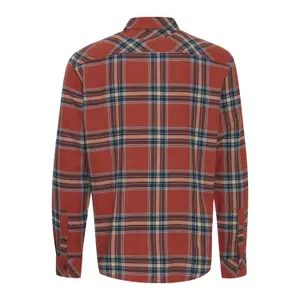 Camisa de xadrez com bolso de mangas longas Blend Regular Fit image-1
