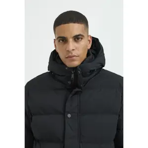 Blend's Hooded Puffer with buttons & pockets image-5