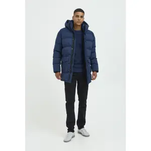 Blend's Hooded Puffer with buttons & pockets image-2