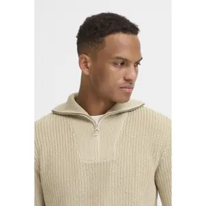 Rollkragenpullover mit halbem Reißverschluss Blend deno image-5