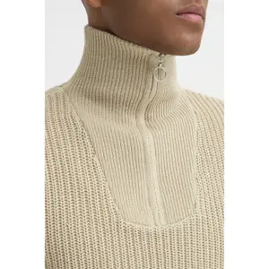 Rollkragenpullover mit halbem Reißverschluss Blend deno image-6