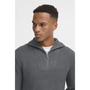 Rollkragenpullover mit halbem Reißverschluss Blend deno image-5