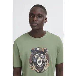 T-Shirt mit normaler Passform Blend Kiam image-6
