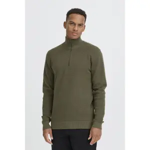 Cotton and nylon half-zip hoodie Blend Baal image-1