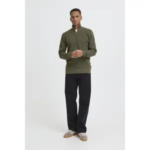 Cotton and nylon half-zip hoodie Blend Baal image-2
