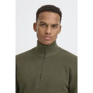 Cotton and nylon half-zip hoodie Blend Baal image-5