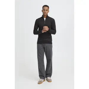 Cotton and nylon half-zip hoodie Blend Baal image-1