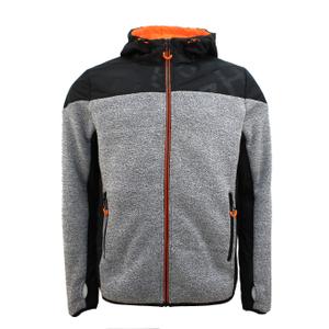 cooper-qi-o-fleece-aus-zwei-materialien-degre-celsius-cooper-grau-meliert-schwarz-orange