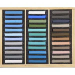 Pastel in wooden box Blockx (x72) image-0