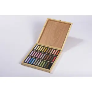 Pastel in wooden box Blockx (x72) image-1