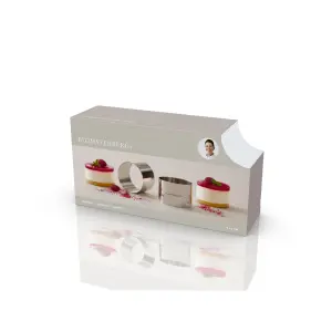 Anello da pasticceria in acciaio Blomsterbergs (x2) image-5