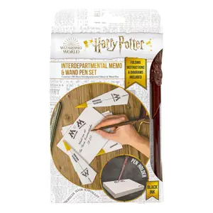 Lot de 6 bloc-notes avec Stylo Baguette magique de poudlard Blue Sky Studios Harry Potter image-1