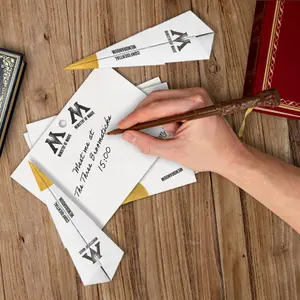 Lot de 6 bloc-notes avec Stylo Baguette magique de poudlard Blue Sky Studios Harry Potter image-0