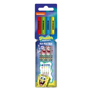 Confezione da 4 penne gel Blue Sky Studios SpongeBob (6 cartons ) image-0