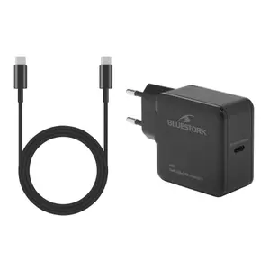 Cargador USB 65W USB-C Bluestork Gan Tech