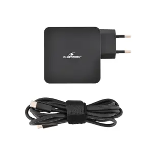 Adaptateur USB-C monobloc Bluestork 45 W image-0