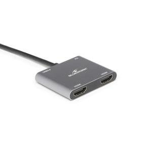 Hub USB-C/USB-A+2xHDMI+USB-C/100W Bluestork image-3