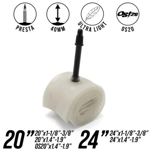 Presta valve inner tube Bluetech image-4