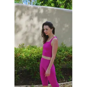 Hochtaillierte Damen-Radleggings Blùm image-2