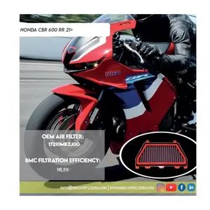 Motorcycle air filter BMC FM01225 Honda image-2