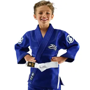 Kimono da criança jjb Bõa Leao Bleu image-2